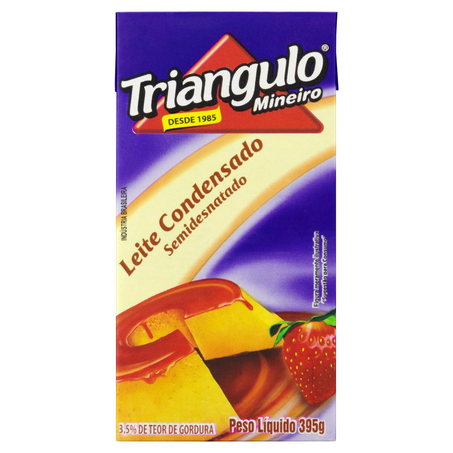 Leite Condensado Triangulo 395g - Semidesnatado