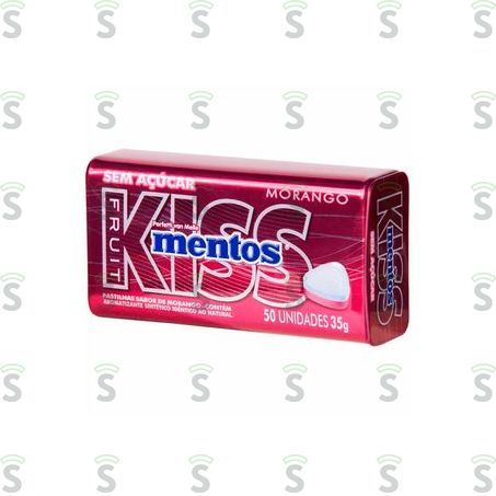  Mentos-pastilhas 35g Kiss Morango
