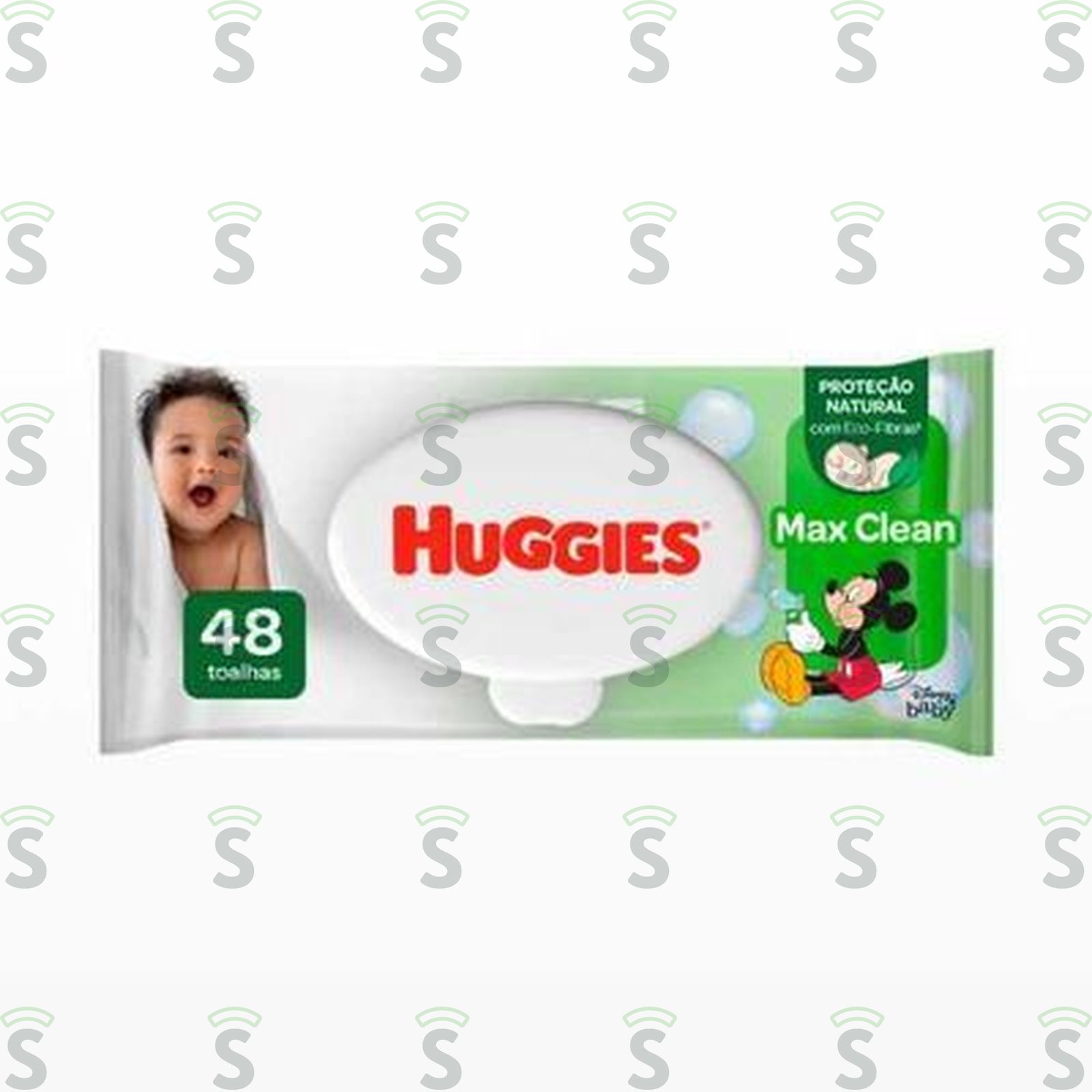Lenço Umedecido Huggies Verde/vermelho 48UN