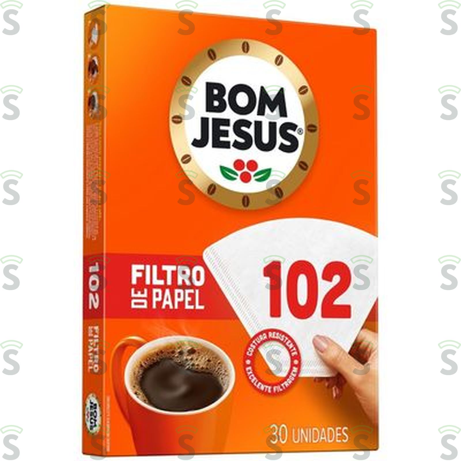 FILTRO DE PAPEL BOM JESUS 102 C 30U