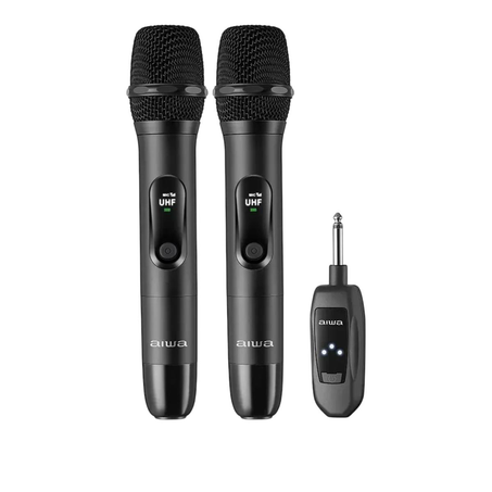 Microfone Sem Fio Aiwa AWS-MIC01 Bivolt