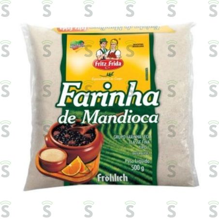  Farinha de Mandioca Fritz e Frida Embalagem 500g