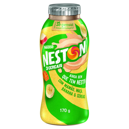 Iogurte Nestlé 170g - Neston - Maçã e Banana