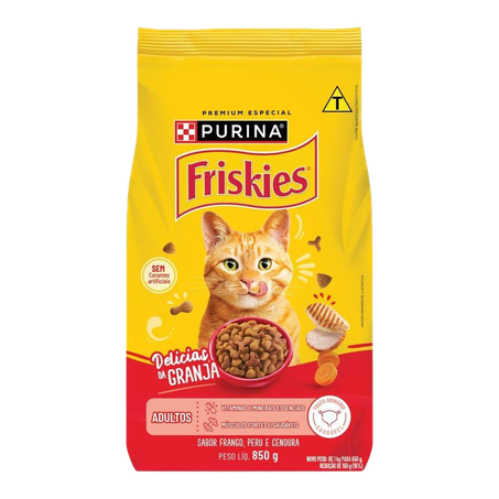 Alimento Para Gatos Friskies Delícias Da Granja 850g