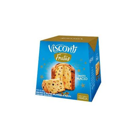 Panettone Visconti Frutas Caixa 680g 
 