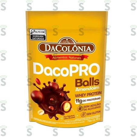  Amendoim Balls Dacolonia 45g Whey
