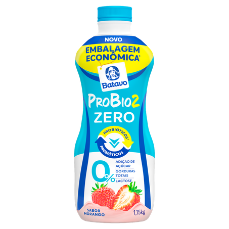 IOGURTE BATAVO PROBIO2 MORANGO ZERO 1,15KG