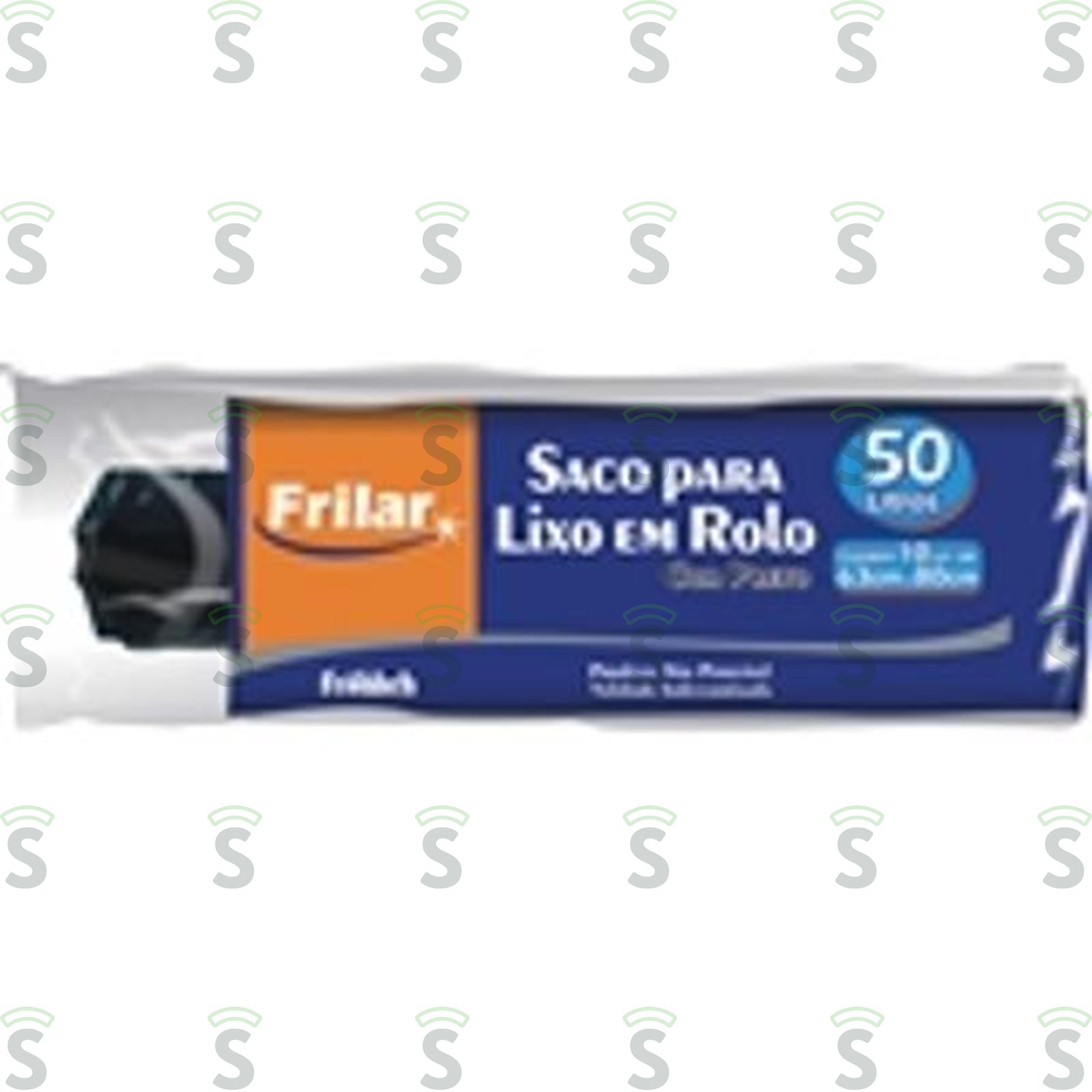 Saco de Lixo Frilar Azul 50l 10 Un