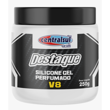 SILICONE GEL AUTOMOTIVO CETRALSUL PERFUMADO V8 POTE 250G