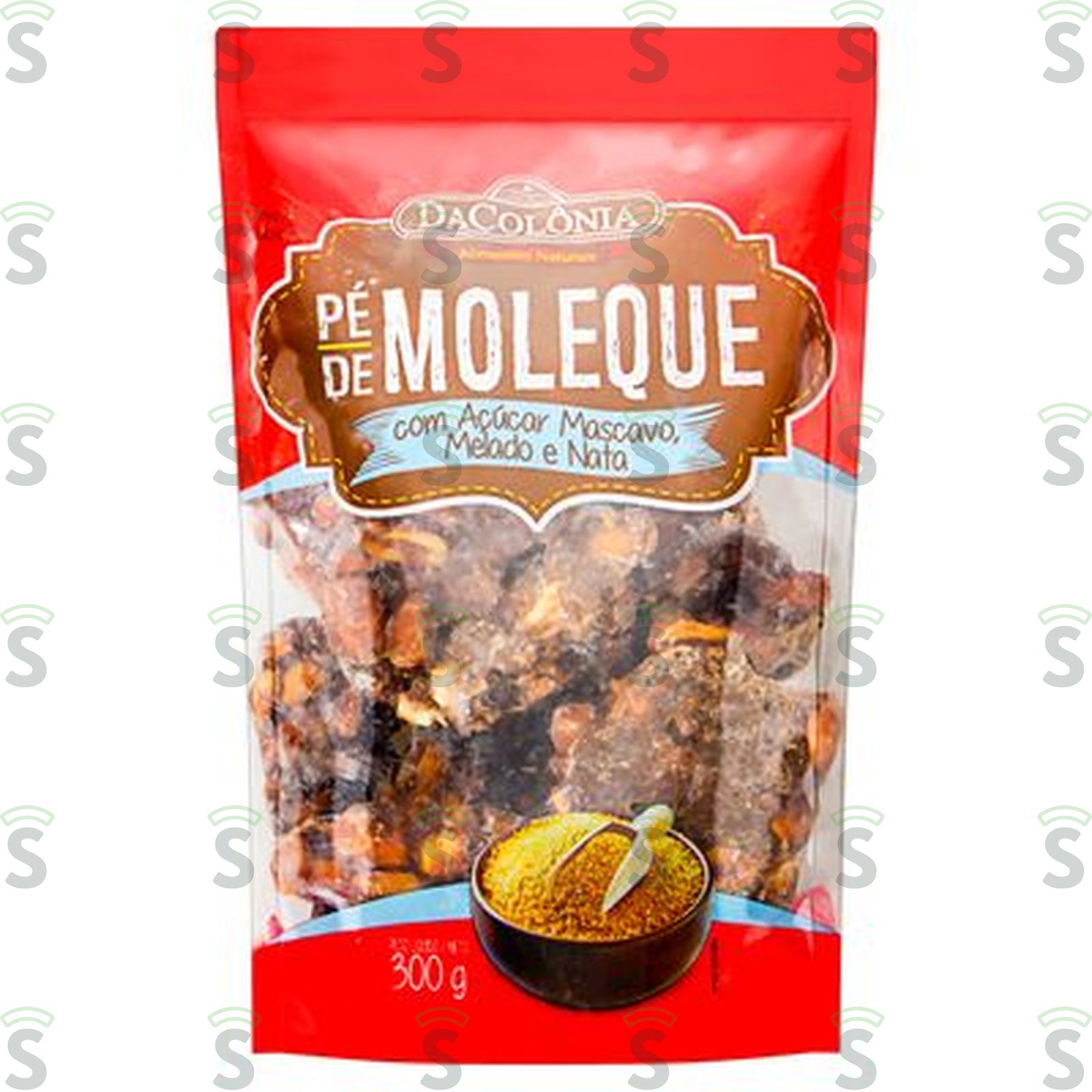 Pé de Moleque Dacolônia Mascavo Melado Nata Embalagem 300G