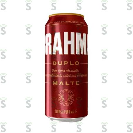  Cerveja Pilsner Duplo Malte Brahma Lata 473ml