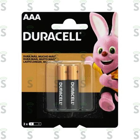  Pilha Alcalina Aaa Mnb2 Duracell 2 Unidades 1,5v