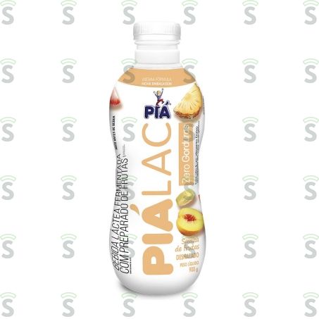  Bebida Láctea Piá Zero Gordura Salada de Frutas Garrafa 900ml
