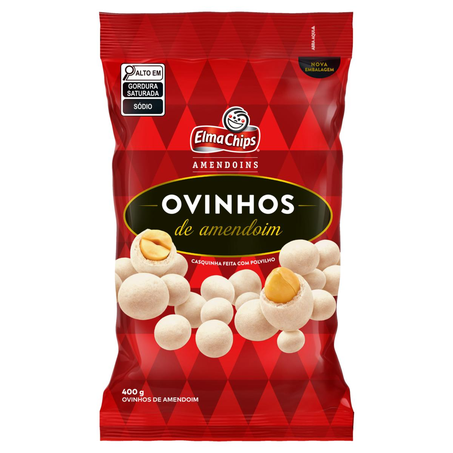 Ovinhos de Amendoim Elma Chips 400g