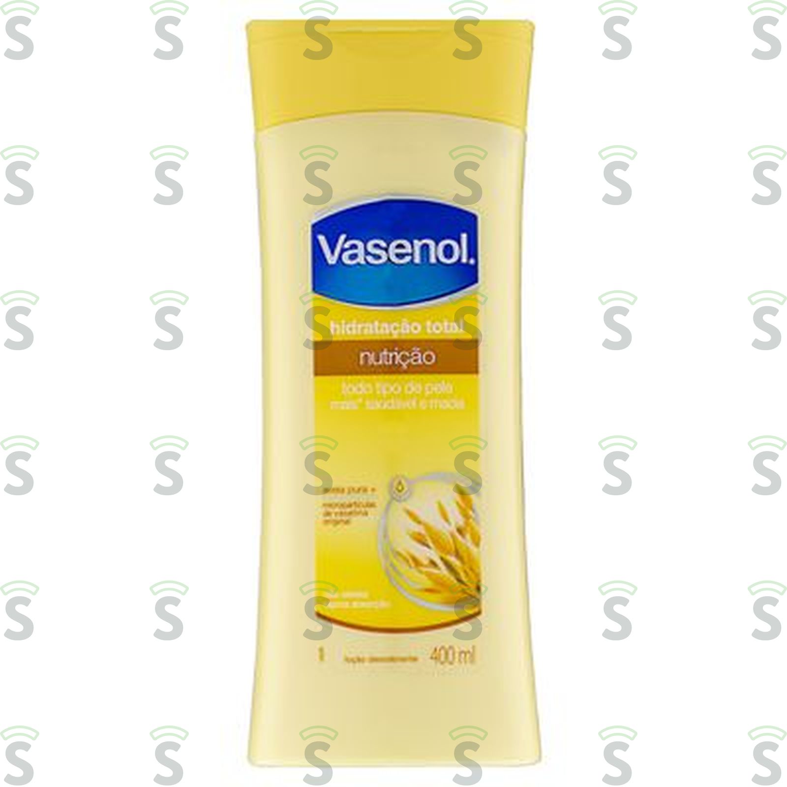 Loção Desodorante Vasenol Hidratação Total Nutrição Aveia Pura Frasco 400ml