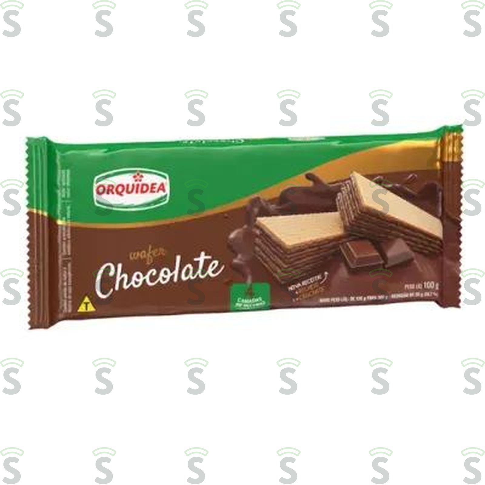 Orquidea-wafer 100g chocolate
