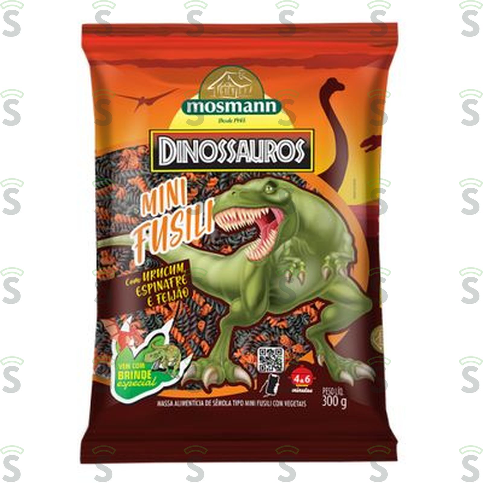Massa mini fusilli dinos.mosmann 300g