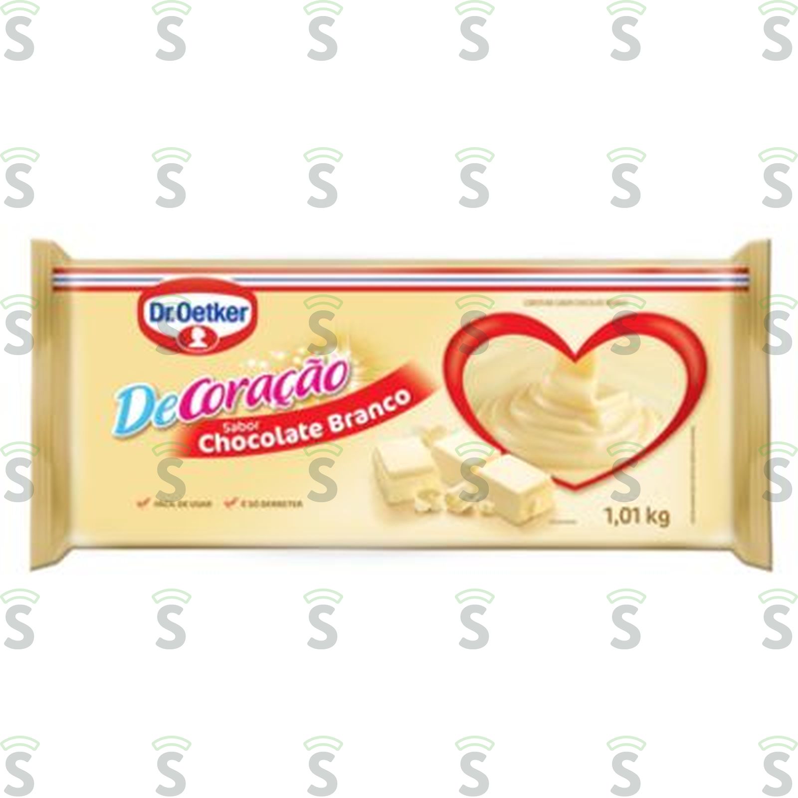 Chocolate Barra Dr. Oetker Cobertura Chocolate Branco 1,01kg