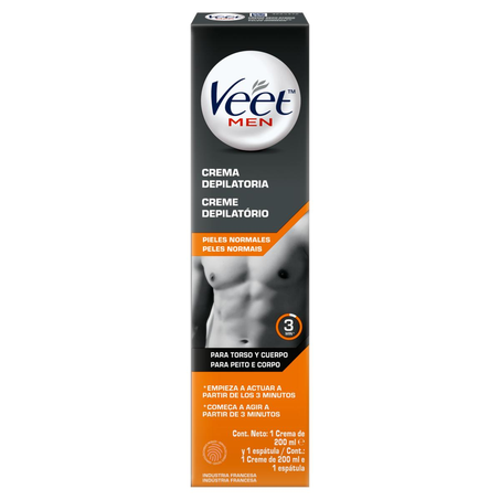 Creme Veet Depilatório 200ml - Men