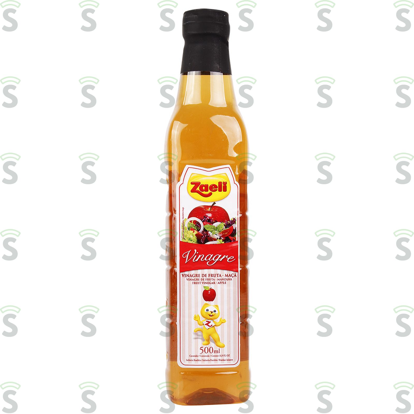 Vinagre de Fruta Zaeli Maça Frasco 500ml