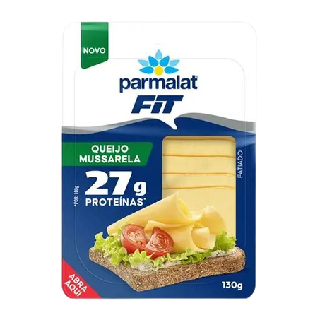 Queijo parmalat fit fatiado 130g