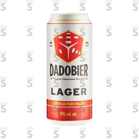  Cerveja Nacional Dado Bier Lager Lata 473ml