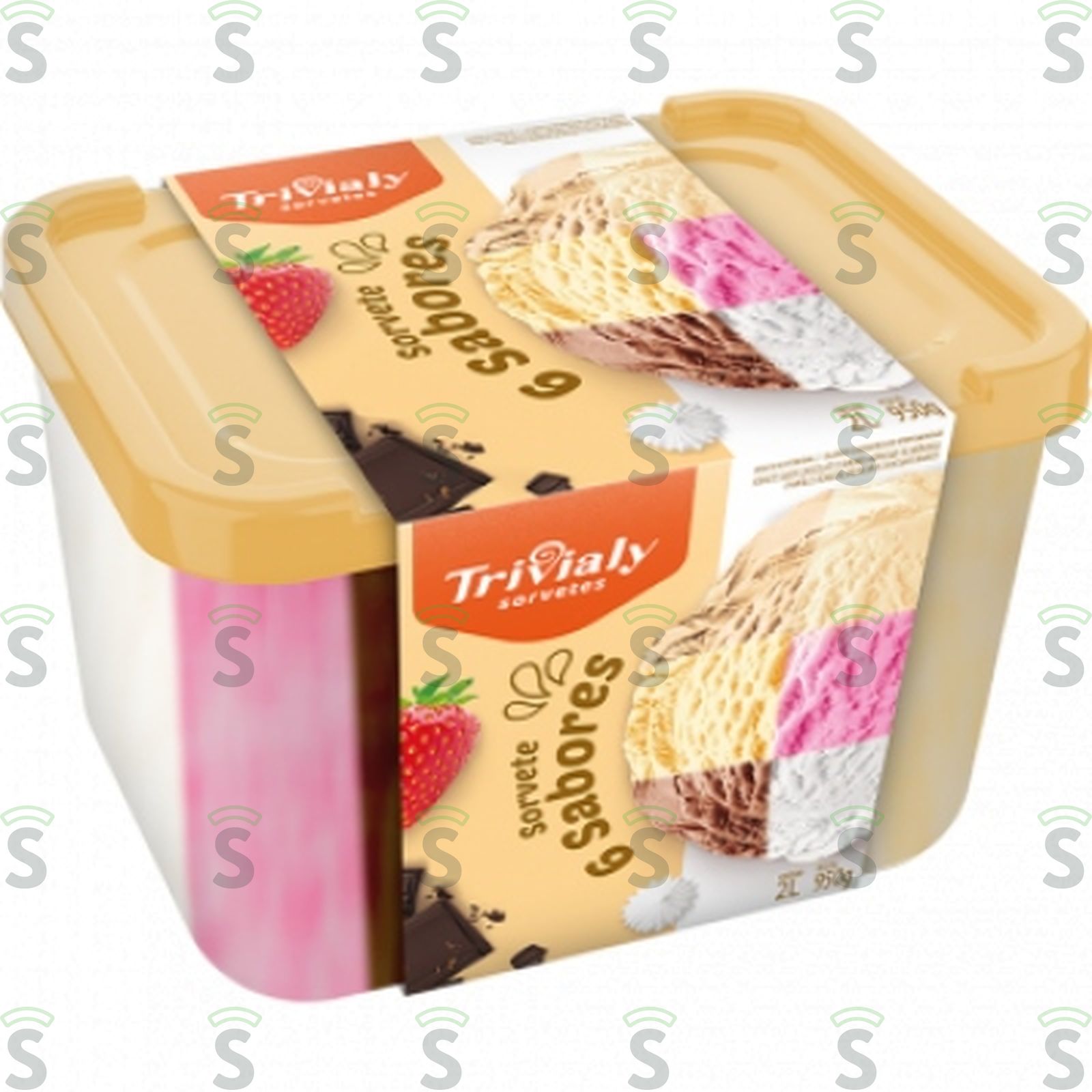 Sorvete TrivialySabores 2LT