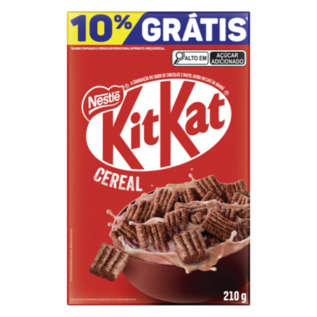 Cereal Nestlé KitKat 10% Grátis 210g