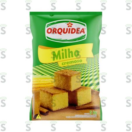  Mistura Para Bolo Cremoso Milho Orquídea Pacote 5kg