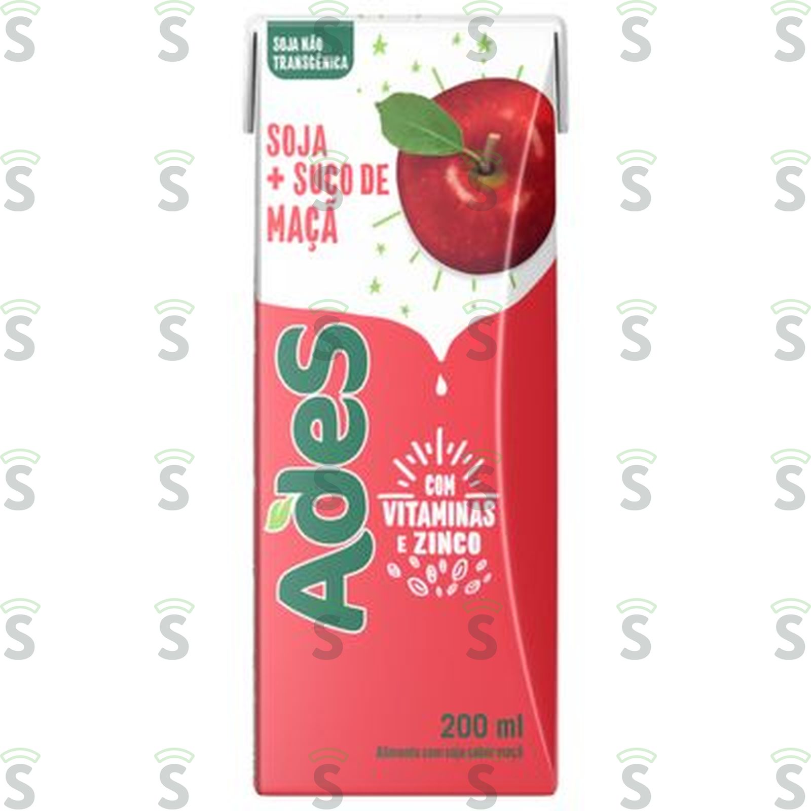 Bebida A Base de Soja Ades Sabor Maçã 200ML