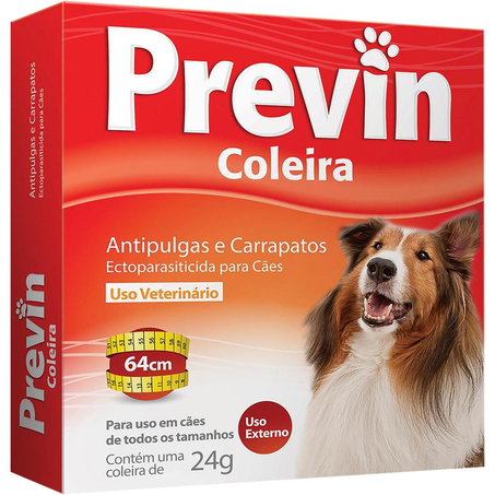 Coleira para Cães Previn 20g - Antipulgas e Carrapatos