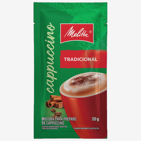 Cappuccino Solúvel Melitta Tradicional 20g