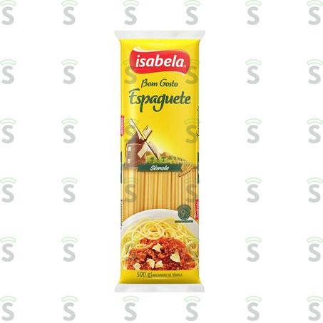  Massa Isabela B.gosto Espaguete 500g