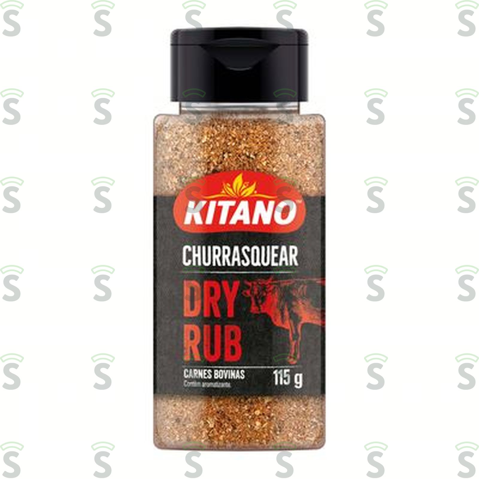 Tempero Dry Rub Para Carne Bovina Kitano Churrasquear Frasco 115G
