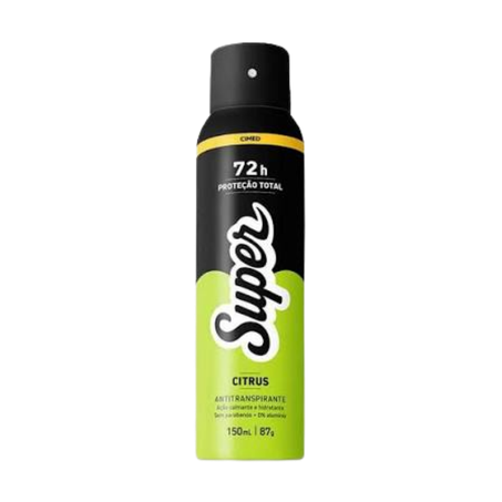 Desodorante Super Citrus Aerossol 150ml 
 