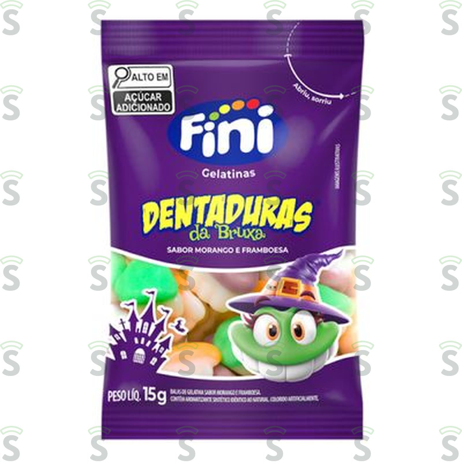 BALA FINI DENTADURA DA BRUXA 15G