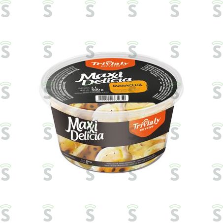  Sorvete Trivialy Max Delicia Maracuj 1lt