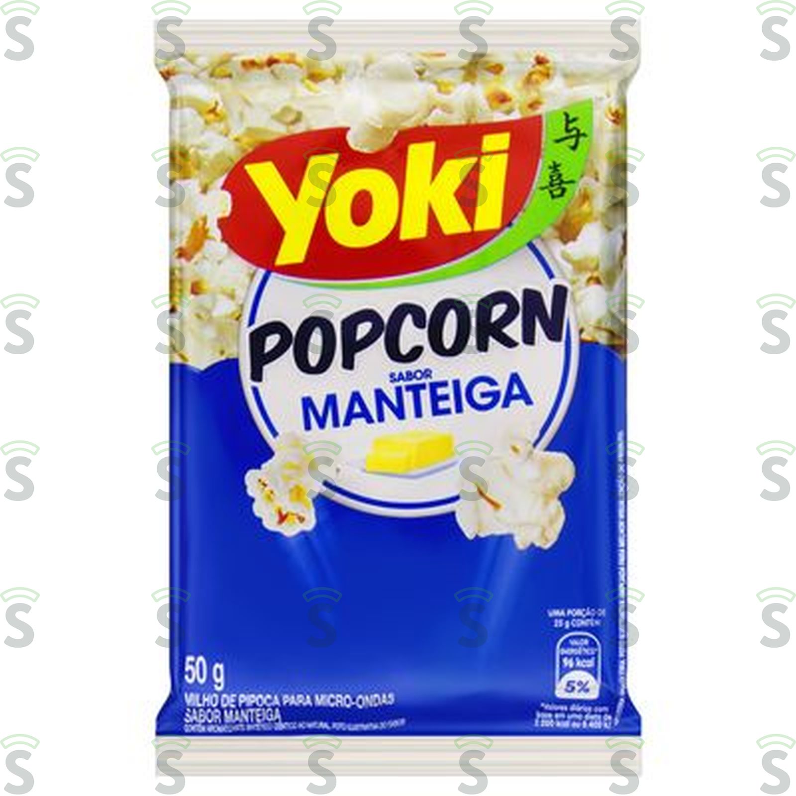 Pipoca Para Microondas Yoki Popcorn Manteiga 50G
