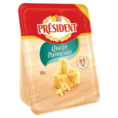 Queijo Président 180g - Parmesão - Fracionado