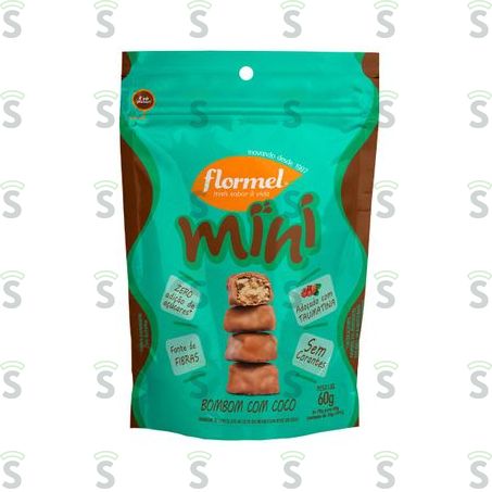  Bombom Mini Flormel Coco 60g