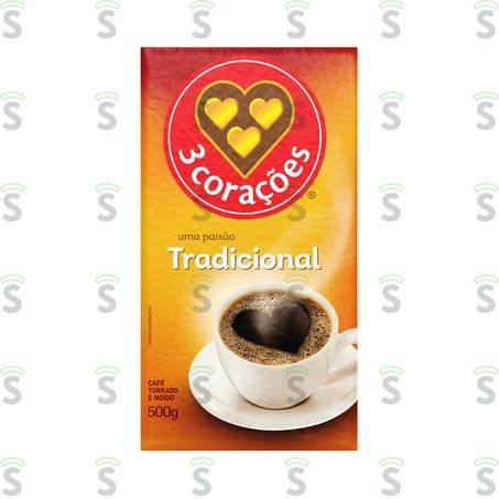  3 Coracoes-cafe Tradicional 500g Vacuo