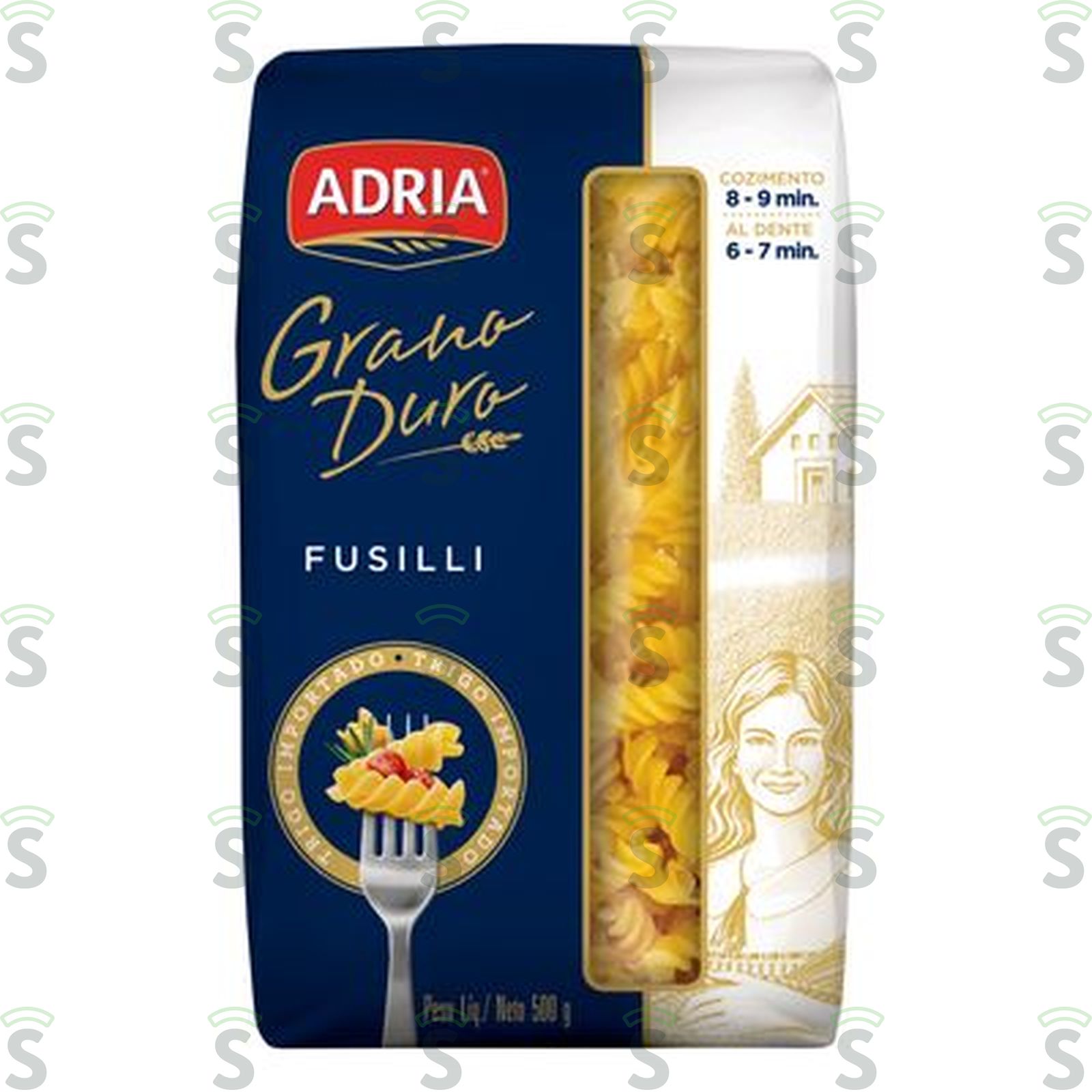 Macarrão Fusilli Adria Grano D'oro Pacote 500G