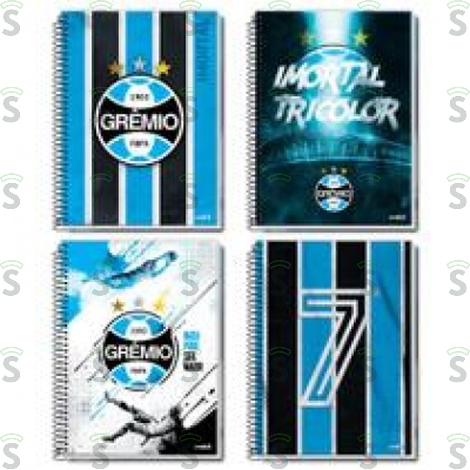 Caderno Credeal Espiral GremioMat 96 Fls 1UN
