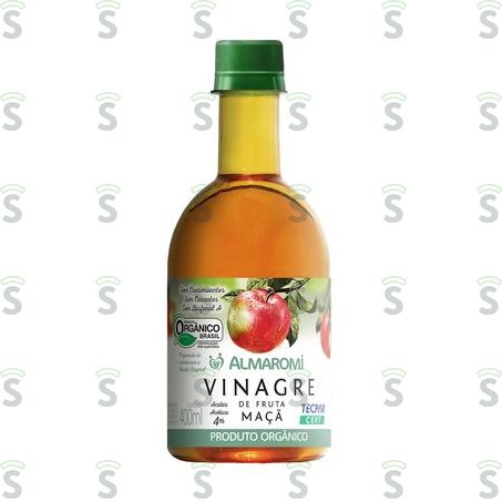 Vinagre Fruta Maca Almaromi Organico Pet 400ml
