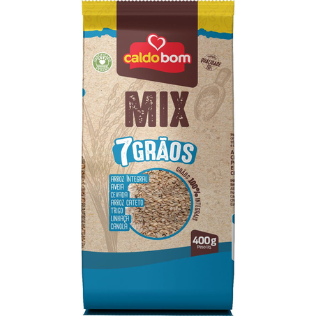 Arroz Caldo Bom 400g - Mix - Grãos