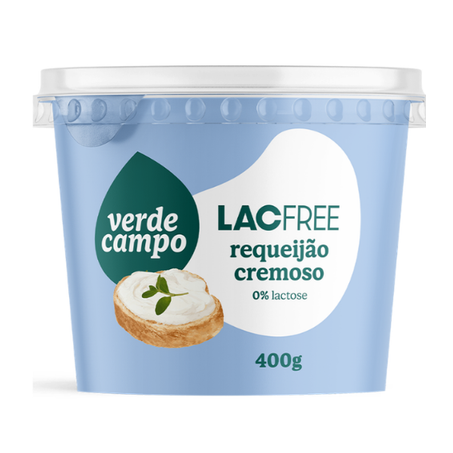 Requeijão Zero Lactose Verde Campo Lacfree 400g