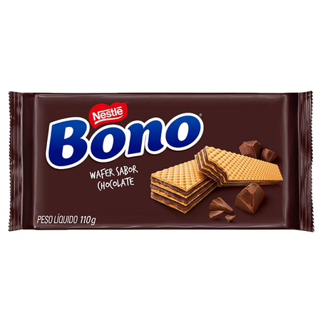 Biscoito Waffer Nestlé 110g - Bono - Chocolate