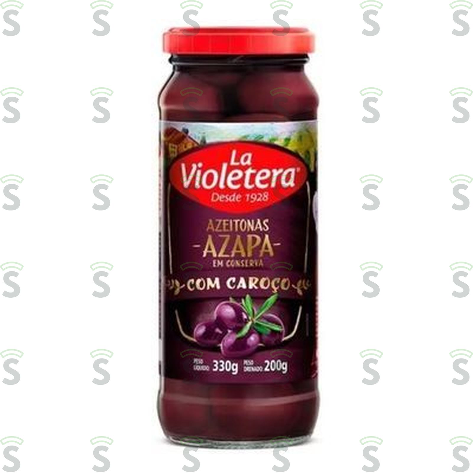 Azeitona Preta La Violetera Vidro 200G