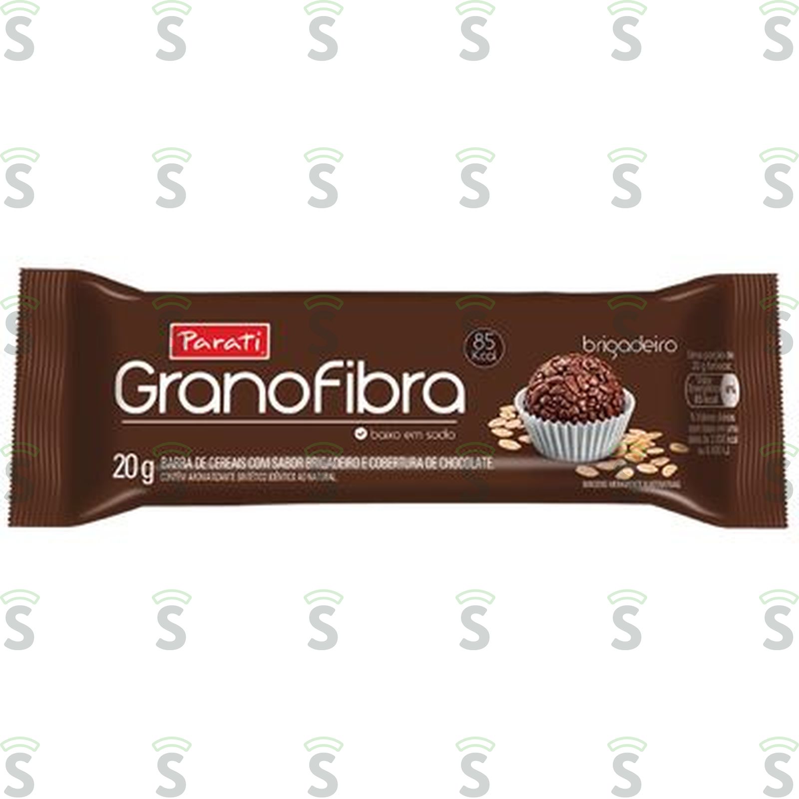 Barra de Cereal Parati Granofibra Brigadeiro Embalagem 20G