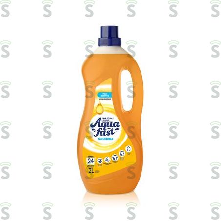  Lava-roupas Líquido Glicerina Aquafast Frasco 2lt